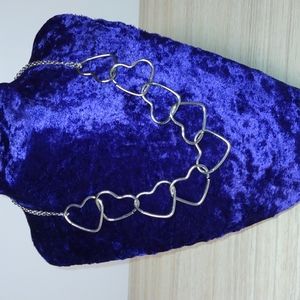 Hearts silvertone really cute